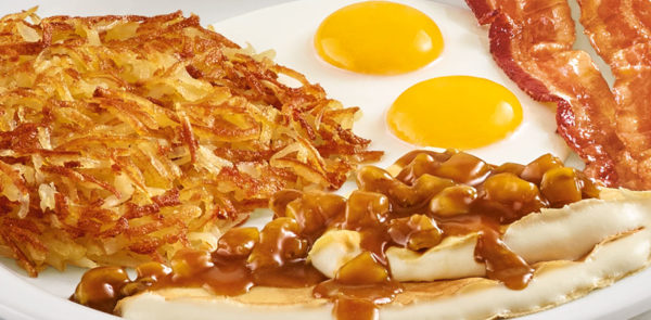 Apple Bourbon Crepe Breakfast