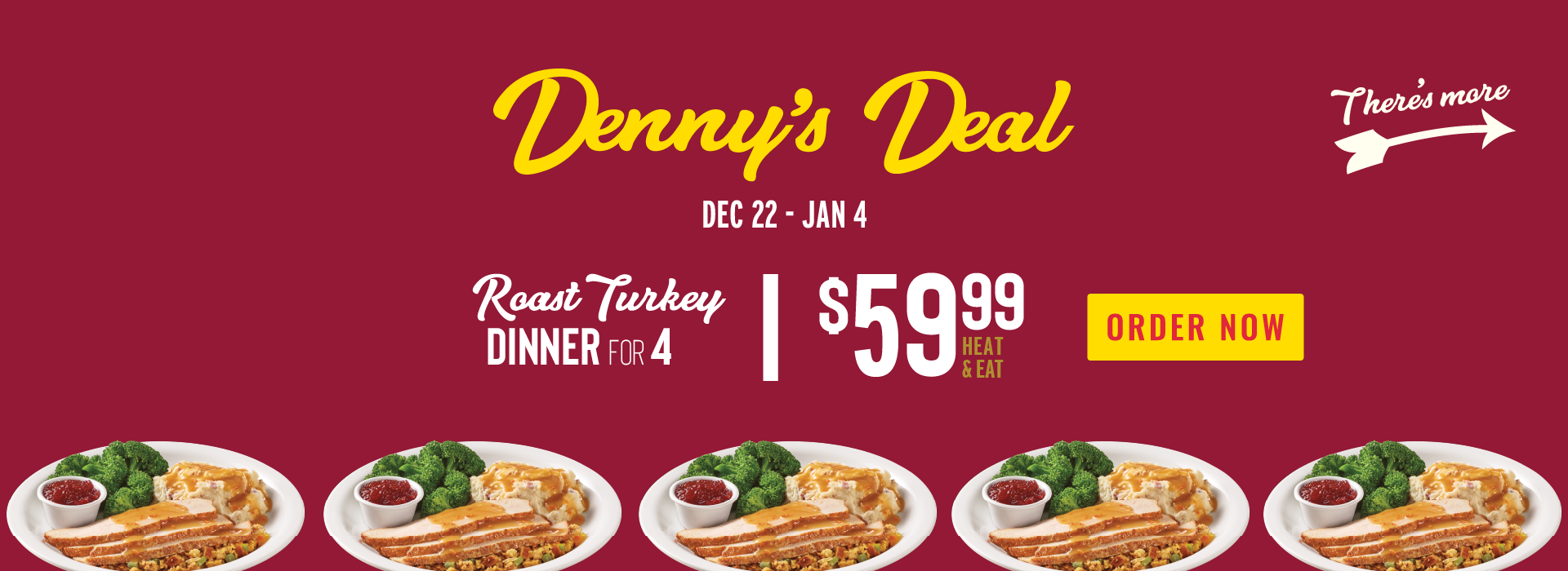 HOLIDAY TURKEY DINNER SOLVED Denny's Canada