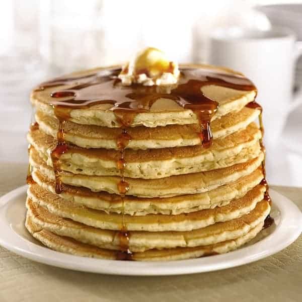 Denny's breakfast pancakes