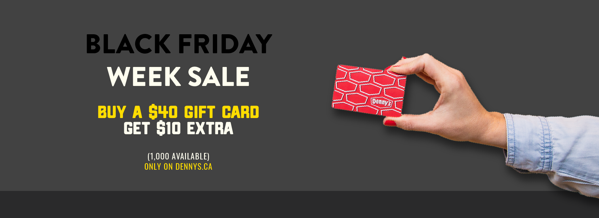 BUY A $40 GIFT CARD, GET $10 EXTRA