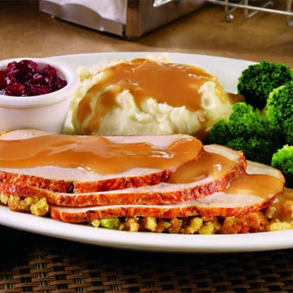 Denny's   55+ turkey dinner