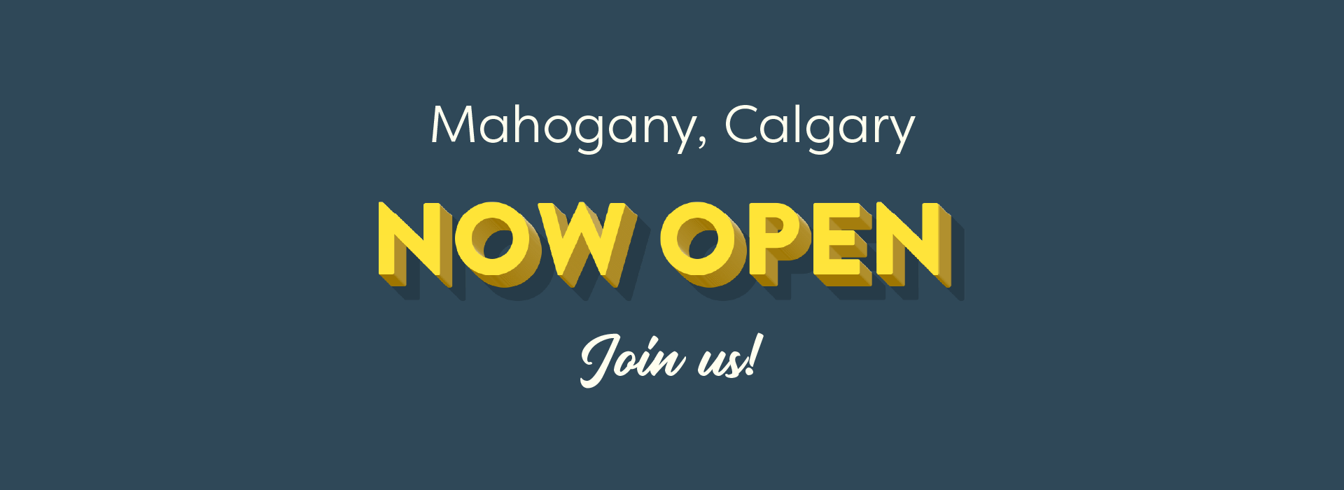 Mahogany, Calgary Now Open