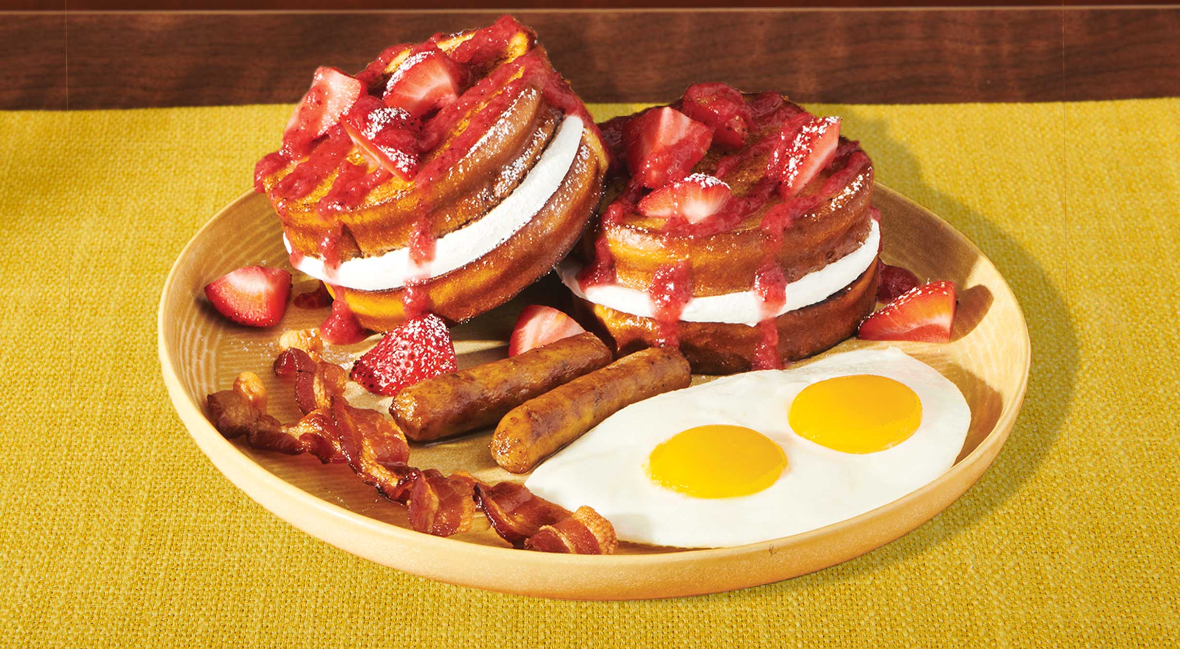Denny&amp;#39;s Canada Victoria | Berry Stuffed French Toast Slam